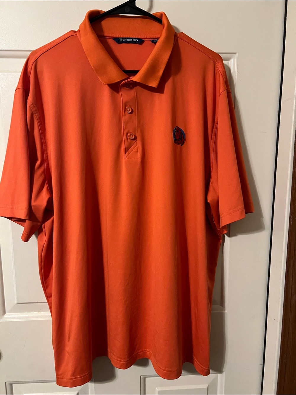 Cutter & Buck Men’s Bright Orange Golf Polo